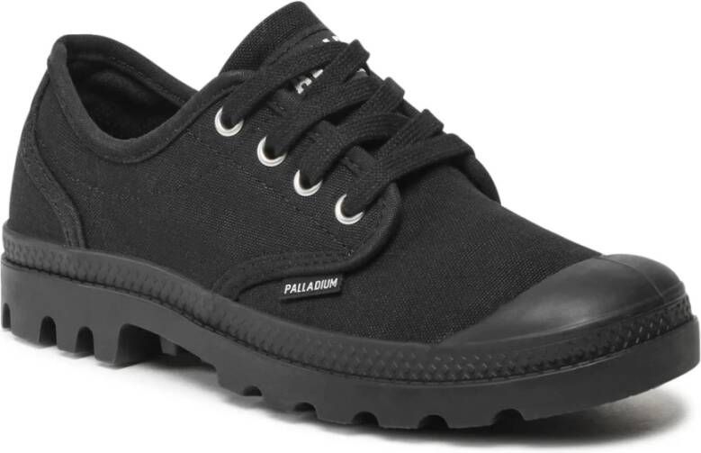 Palladium Dames sportschoenen van canvas Pampa Oxford Zwart Dames