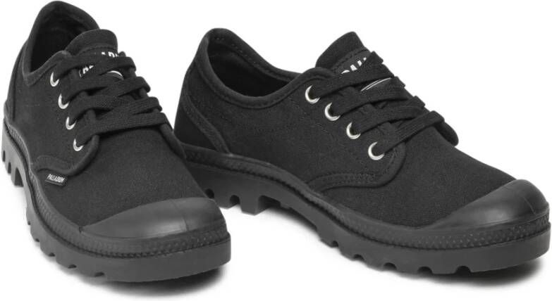 Palladium Dames sportschoenen van canvas Pampa Oxford Zwart Dames