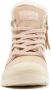 Palladium PAMPA HIGH ZIP WL VeterlaarzenHoge sneakersDames veterschoenenHalf-hoge schoenen Wit beige - Thumbnail 12