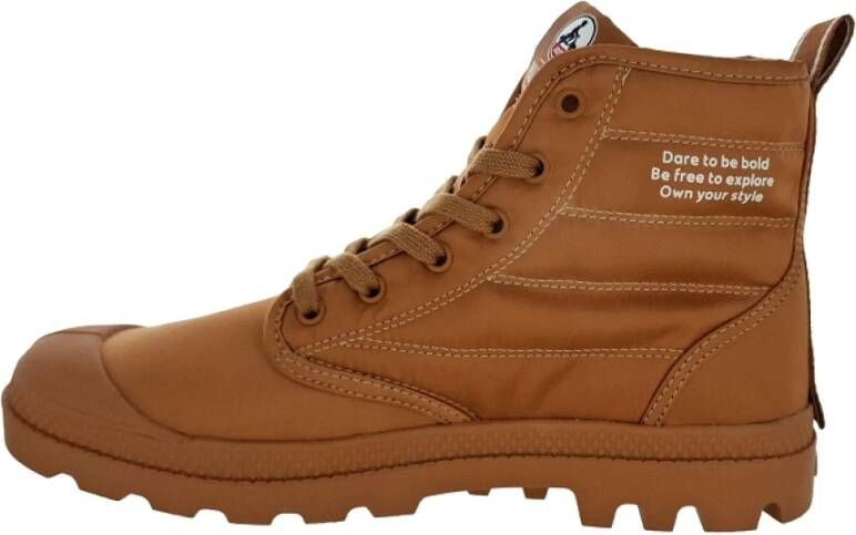 Palladium Dare Jott Hoge Top Schoenen Orange Heren