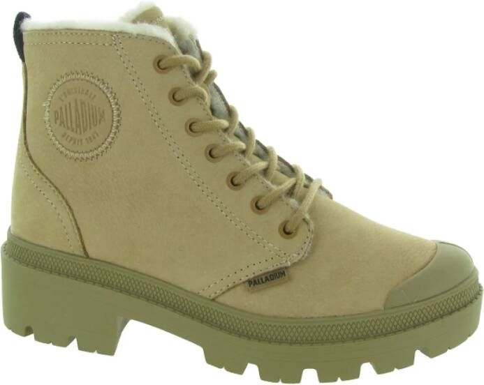 Palladium Hoge Top Rits Sneakers Green Dames