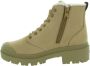 Palladium Nubuck Rits Dameslaarzen Brown Dames - Thumbnail 5