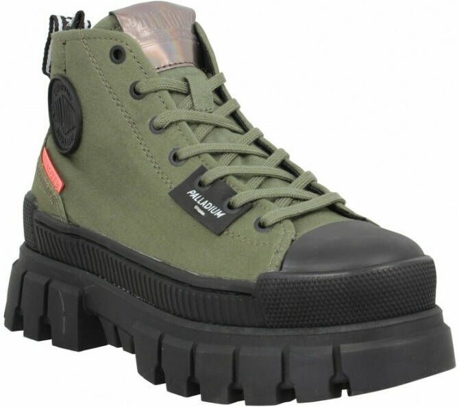 Palladium Laced-up Boots Groen Dames