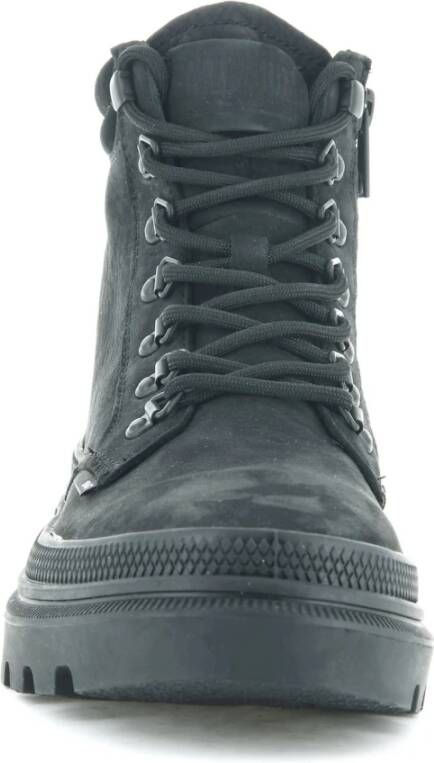 Palladium Nubuck Wandelschoenen Zwart Heren