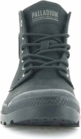 Palladium Pampa Hi Leren Laarzen Zwart Dames