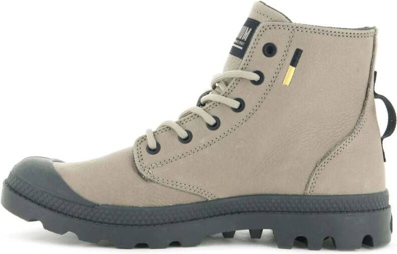 Palladium Pampa Hi Supply Leren Laarzen Beige Heren