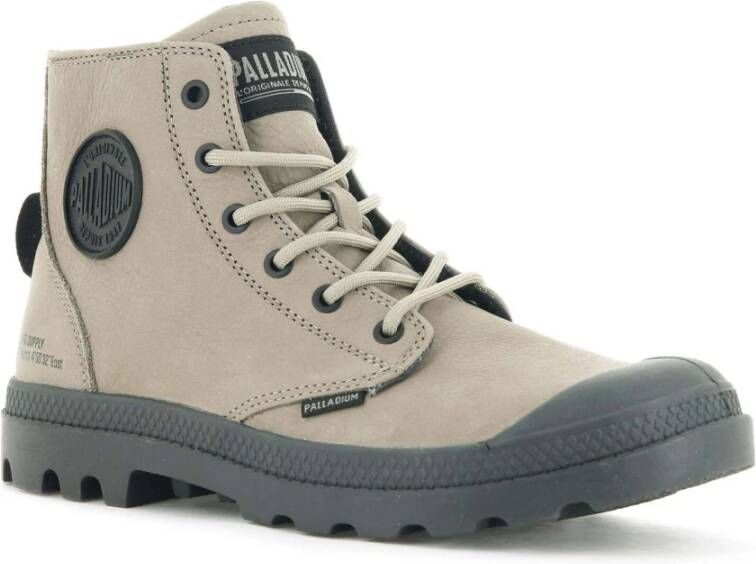 Palladium Pampa Hi Supply Leren Laarzen Beige Heren