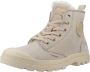 Palladium PAMPA HIGH ZIP WL VeterlaarzenHoge sneakersDames veterschoenenHalf-hoge schoenen Wit beige - Thumbnail 4