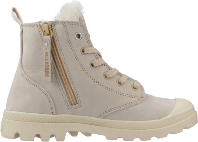 Palladium Ritssluiting Veterschoenen Gray Dames