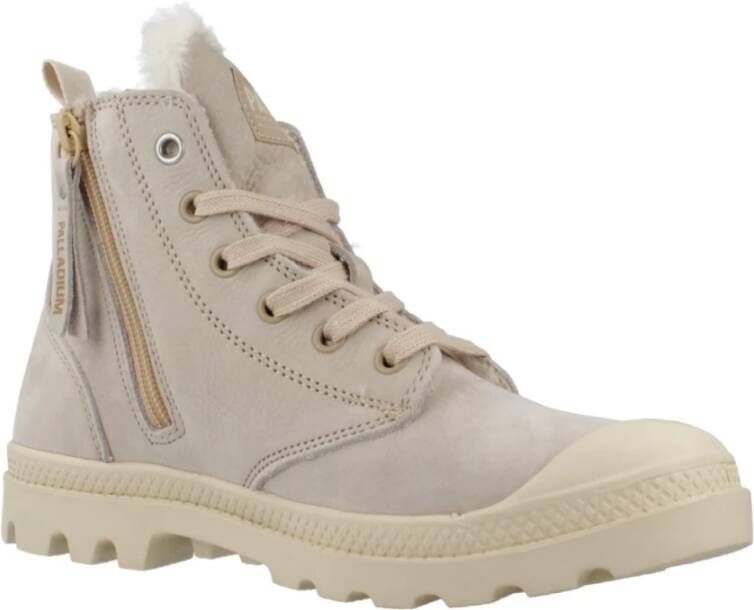 Palladium Ritssluiting Veterschoenen Gray Dames