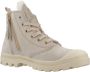 Palladium PAMPA HIGH ZIP WL VeterlaarzenHoge sneakersDames veterschoenenHalf-hoge schoenen Wit beige - Thumbnail 7