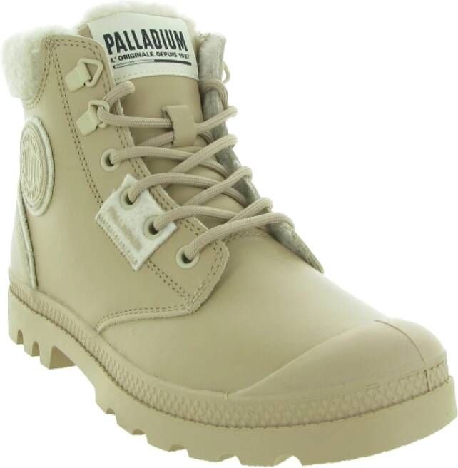 Palladium Sneeuw Warme Chukka Laarzen Beige Dames