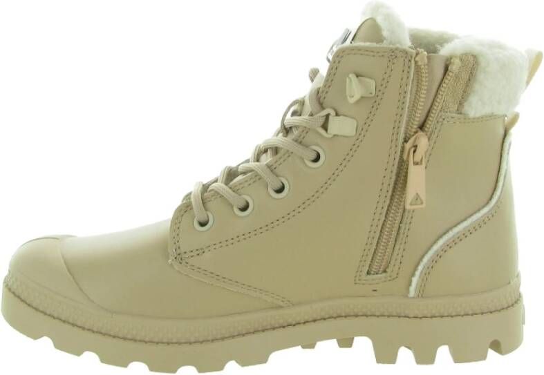 Palladium Sneeuw Warme Chukka Laarzen Beige Dames