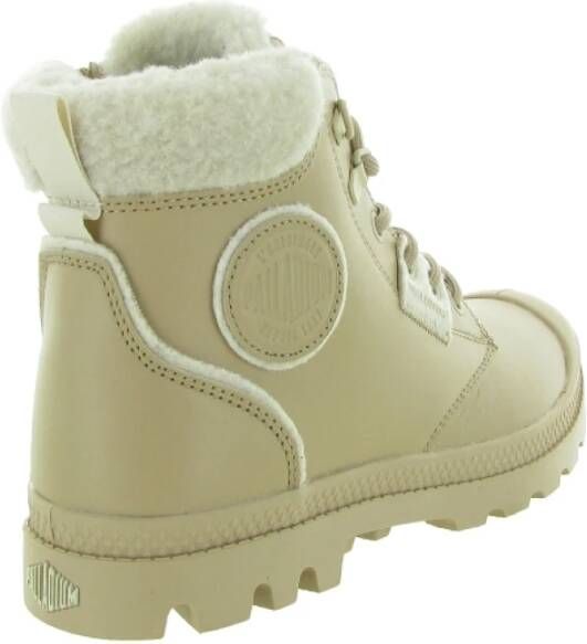 Palladium Sneeuw Warme Chukka Laarzen Beige Dames