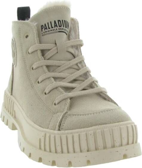 Palladium Sneeuw Warme Ritslaarzen Beige Dames