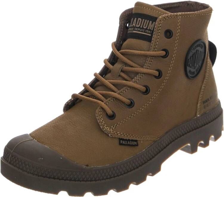 Palladium Unisex Enkellaarzen Pampa Hi Supply Brown Heren