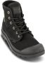 Palladium Zwarte Canvas Vegan Hi-Top Laars Black Heren - Thumbnail 2