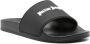 Palm Angels Essential Logo Pool Slider Flip Flop Black Dames - Thumbnail 2