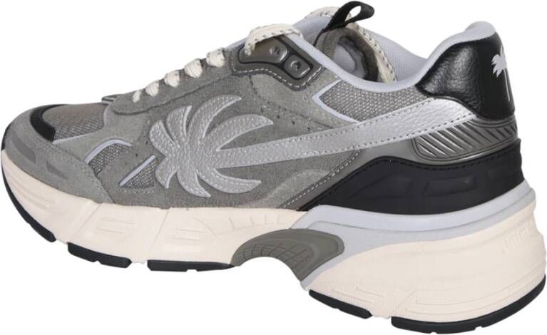 Palm Angels Grijze Sneakers Verhoog Stijl Moderne Man Gray Heren