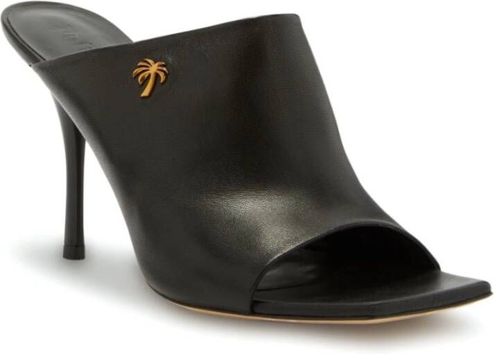 Palm Angels Heeled Mules Zwart Dames