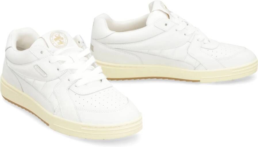 Palm Angels Lage sneakers met contrasterende zool White Heren