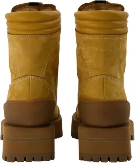 Palm Angels Leather boots Beige Dames