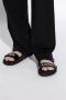 Palm Angels Leren slippers met logo Black Heren - Thumbnail 2