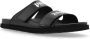 Palm Angels Leren slippers met logo Black Heren - Thumbnail 4