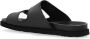 Palm Angels Leren slippers met logo Black Heren - Thumbnail 5