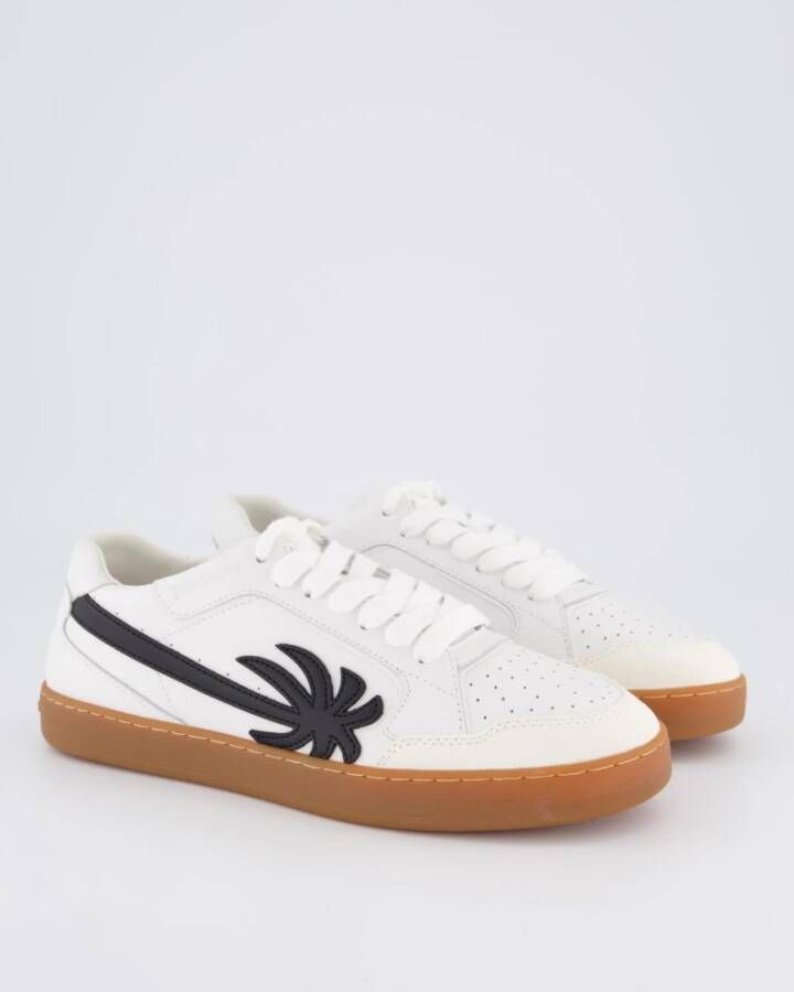 Palm Angels Leren sneakers voor heren White Heren