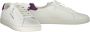 Palm Angels Leren Tennissneakers met Contrasterende Hiel White Heren - Thumbnail 2