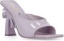 Palm Angels Lila Leren Hakmuiltjes Purple Dames - Thumbnail 2