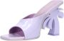 Palm Angels Lila Lakleren Hakmuiltjes Purple Dames - Thumbnail 2