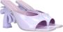 Palm Angels Lila Lakleren Hakmuiltjes Purple Dames - Thumbnail 4