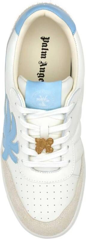 Palm Angels Multicolor Leren Universiteitssneakers White Heren