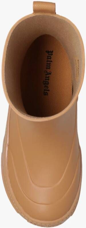 Palm Angels Regenlaarzen Beige Dames