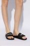 Palm Angels Rubberen slides met logo Black Dames - Thumbnail 8