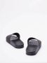 Palm Angels Geëmbosseerde Monogram Rubberen Slides Black - Thumbnail 14