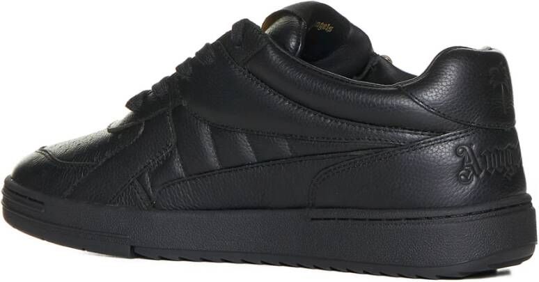 Palm Angels Side Zip University Sneakers Black Heren