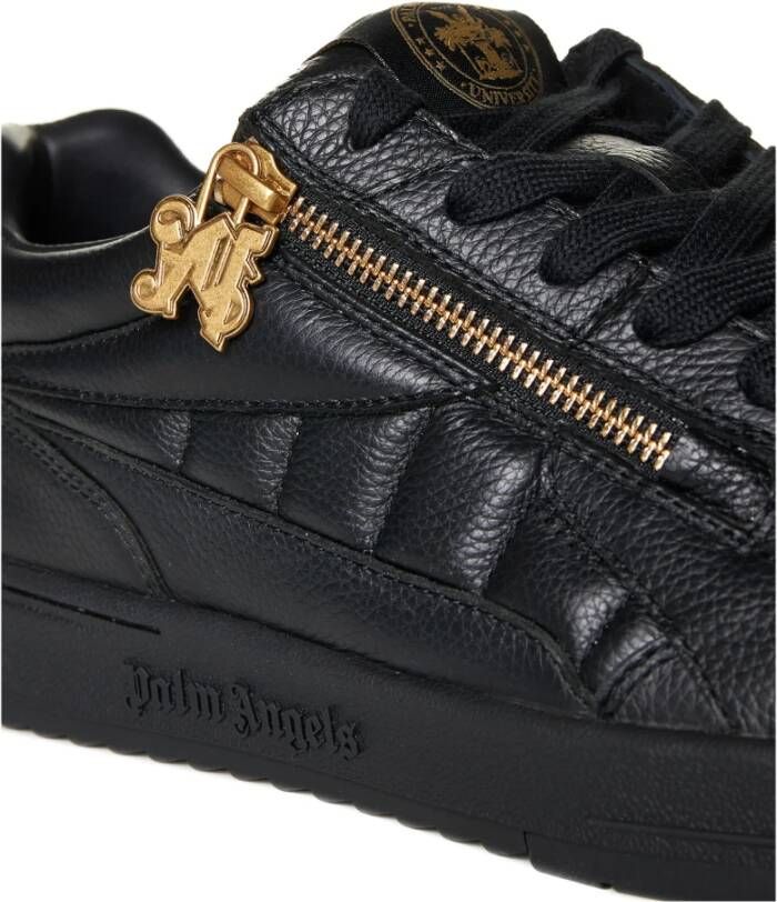 Palm Angels Side Zip University Sneakers Black Heren