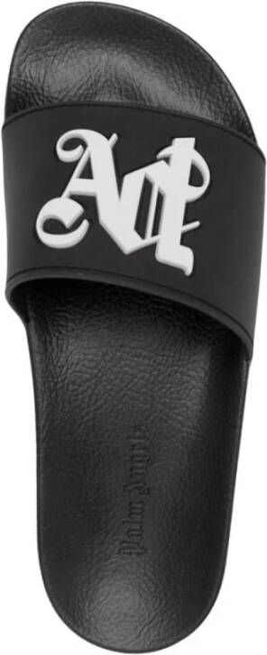 Palm Angels Monogram Sliders Black Dames - Foto 4