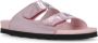 Palm Angels Stijlvolle Roze Leren Sliders voor Vrouwen Pink Dames - Thumbnail 7