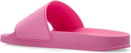 Palm Angels Slippers met logo Pink Dames