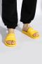 Palm Angels Slippers met logo-reliëf Geel - Thumbnail 2