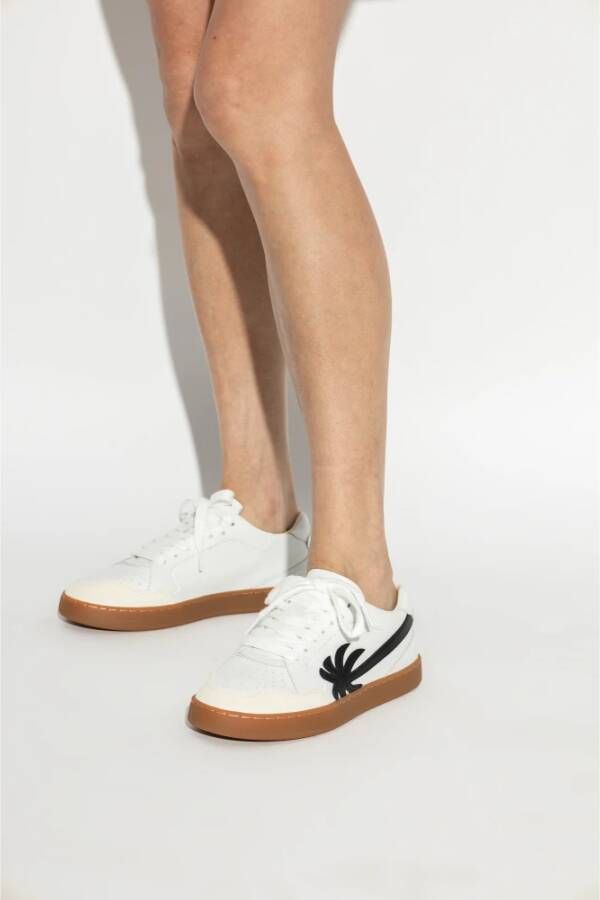 Palm Angels Sneakers met logo White Dames