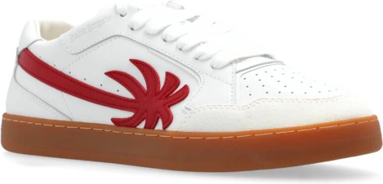 Palm Angels Sneakers met logo White Dames