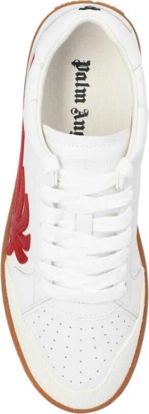 Palm Angels Sneakers met logo White Dames