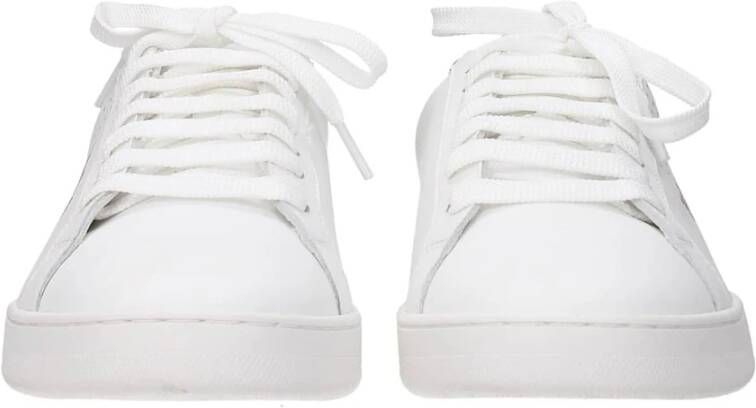 Palm Angels Hoogwaardige leren sneakers Wit Heren