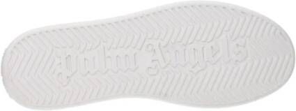 Palm Angels Hoogwaardige leren sneakers Wit Heren