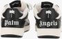 Palm Angels Leren Vetersneakers Color-Block Design Black Heren - Thumbnail 4